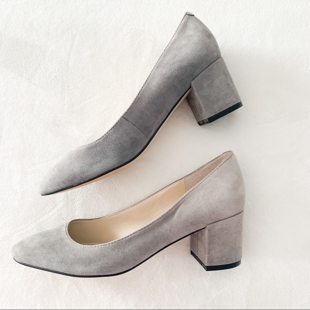 Mark Fisher Suede Leather Block Heels